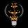 LED Rustika Carbon Globe G95 2W = 15W 150lm E27 extra warmwei&szlig; 2200K