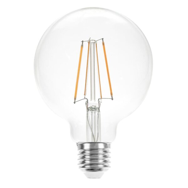 LED Filament Globe G95 8W = 75W 1055lm E27 klar warmwei&szlig; 2700K