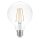 LED Filament Globe G95 8W = 75W 1055lm E27 klar warmwei&szlig; 2700K