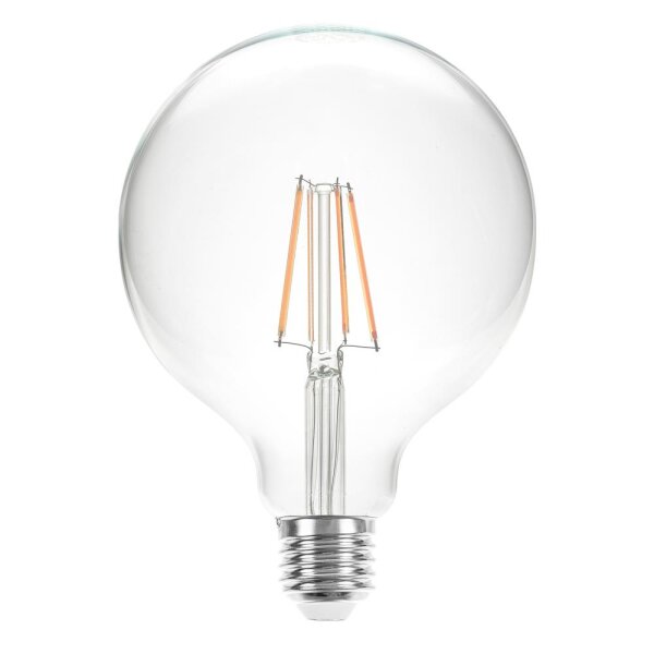 LED Filament Globe G125 8W = 75W 1055lm E27 klar warmwei&szlig; 2700K