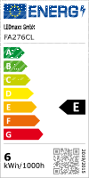 LED Filament Leuchtmittel 6W = 60W 806lm E27...
