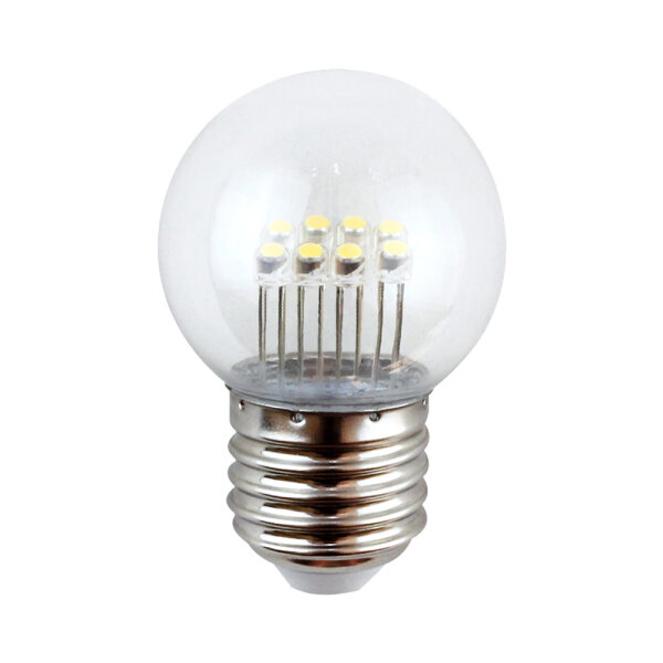 LED Tropfen V8 1W 55lm E27 Kunststoff sto&szlig;fest extra warmwei&szlig; 2200K