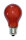 Gl&uuml;hlampe 25W E27 ROT