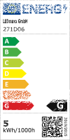 LED Premium Glas Reflektor GU10 5W 350lm warmwei&szlig;...