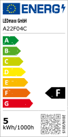 LED Filament Leuchtmittel 5W 540lm E27 klar extra...