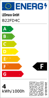 LED Filament Kerze 4W E14 klar 400lm extra warmwei&szlig;...