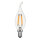 LED Filament Windsto&szlig; Kerze 4W 420lm E14 klar extra warmwei&szlig; 2200K