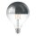 LED Filament Globe G125 4W = 40W E27 Kopfspiegel silber 400lm extra warmwei&szlig; 2200K