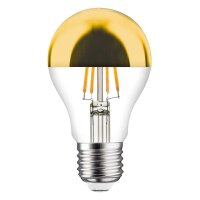 LED Filament Leuchtmittel 5W 440lm E27 Kopfspiegel Gold...