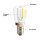 LED Filament R&ouml;hre T26 1W = 8W 60lm E14 extra warmwei&szlig; 2200K