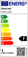 LED Filament Tropfen 1W 100lm E14 klar extra...