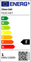 LED Filament Tropfen 1W 100lm E27 klar extra...