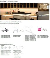 LEDconnect Unterbauleuchte 1000mm 15W 900lm DC24V...