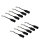 10 x Baufassung Lampenfassung Renovierfassung Fassung E14 schwarz