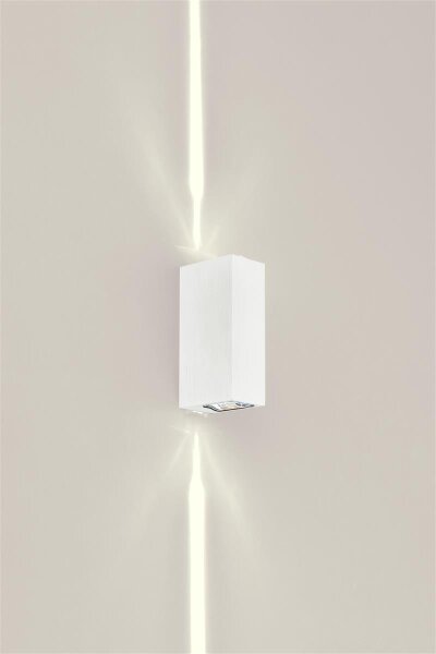 Wandleuchte wei&szlig; 6W 375lm 2700K Indoor/Outdoor