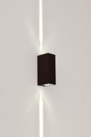 Wandleuchte schwarz  6W 375lm 2700K Indoor/Outdoor