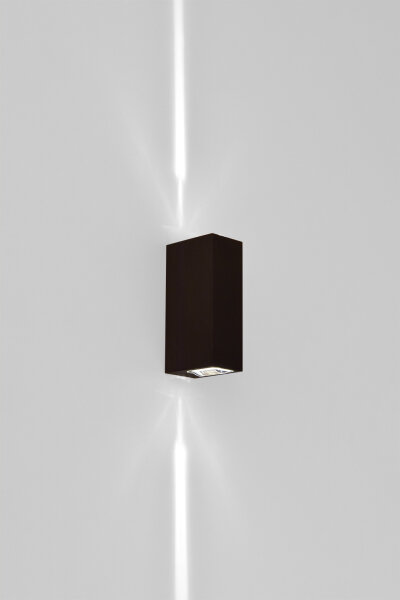 Wandleuchte schwarz 6W 375lm 6000K Indoor/Outdoor
