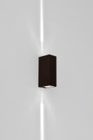 Wandleuchte schwarz 6W 375lm 6000K Indoor/Outdoor