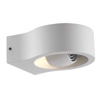 Design-Wandleuchte LED wei&szlig; 3 x 2W 218lm 3000K...
