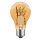 LED Spiral Filament Birnenform 3W 100lm E27 Gold klar extra warmwei&szlig; 1800K Dimmbar