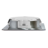 LED M&ouml;beleinbauleuchte Downlight 6W 230V 35&deg; Warmwei&szlig; 2700K 450lm 82mm eckig