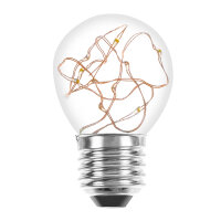 LED Kupferkabel Tropfen 1W = 7W 30lm E27 klar extra...