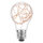 LED Kupferkabel Birnenform A60 1,2W 40lm E27 klar extra warmwei&szlig; 2200K