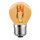LED Spiral Filament Tropfen 3W 100lm E27 Gold klar extra warmwei&szlig; 1800K Dimmbar