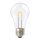 LED Curved Filament Birnenform A60 0,85W E27 klar 55lm extra warmwei&szlig; 2400K