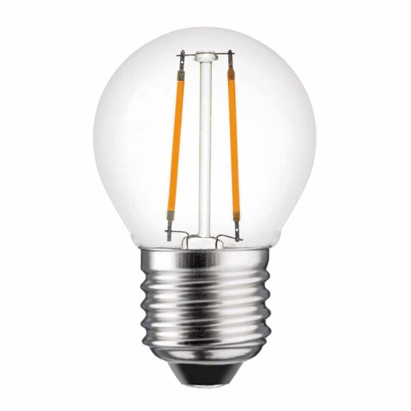 LED Filament Tropfen 1W 120lm E27 klar warmwei&szlig; 2700K