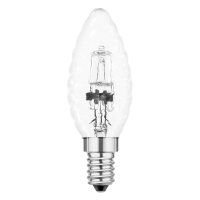 Halogen Kerze 28W = 35W 375lm E14 klar gedreht...