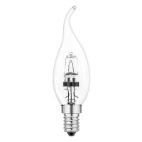 Halogen Windsto&szlig; Kerze 18W = 23W 209lm E14 klar...