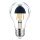 LED Filament Leuchtmittel 6,5W = 60W 600lm E27 Kopfspiegel silber warmwei&szlig; 2700K