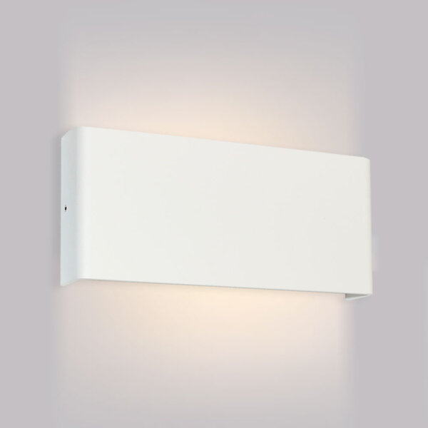 LED Wandleuchte wei&szlig; Up & Down 6W warmwei&szlig; 3000K IP20