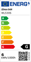 Wandleuchte LED wei&szlig; Rund drehbar 5W 3000K IP20