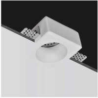 Gipseinbauleuchte Rund Verstellbar &Oslash;80mm GU10 max. 35W