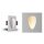Gipswandeinbauleuchte Oval 230x145x55 LED 1W 3000k