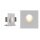 Gipswandeinbauleuchte Oval Mittel 120x180x55 LED 1W 3000k