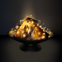 LED Kupferkabel Set 20m 200 LEDs warmwei&szlig; mit Fernbedienung