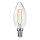 LED Filament Kerze gedreht 2,5W = 25W 250lm E14 klar warmwei&szlig; 2700K
