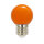 LED-Lampe in Tropfenform Kunststoff 2W orange