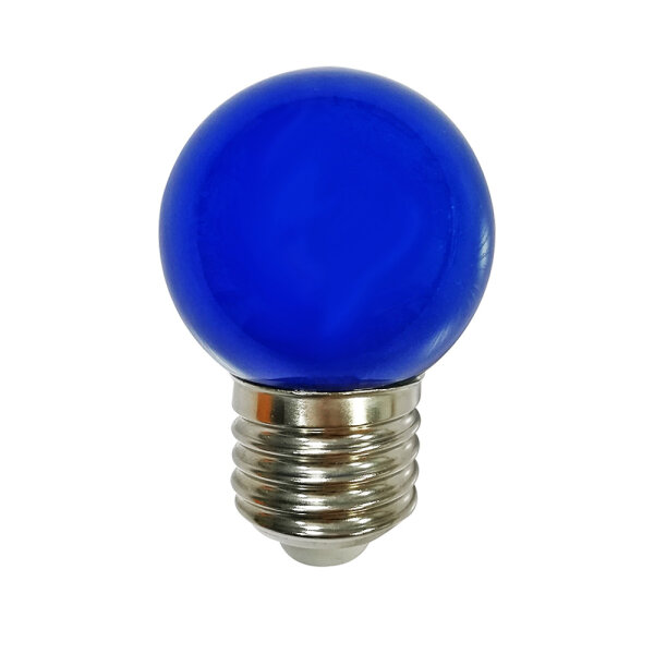 LED-Lampe in Tropfenform Kunststoff 2W blau