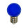LED-Lampe in Tropfenform Kunststoff 2W blau
