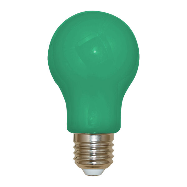 LED-Lampe in Gl&uuml;hlampenform Kunststoff 3W gr&uuml;n 240lm