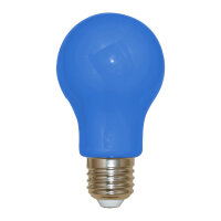 LED-Lampe in Gl&uuml;hlampenform Kunststoff 3W blau 240lm