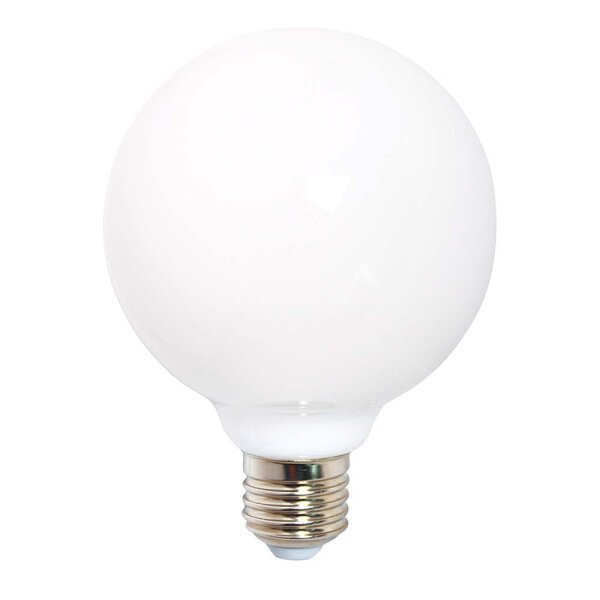 LED Filament Globe G125 12W = 100W 1521lm E27 opal warmwei&szlig; 2700K