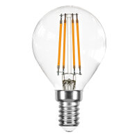 LED Filament Tropfen 4W 450lm E14 klar warmwei&szlig; 2700K