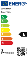 LED Filament Leuchtmittel 2W = 25W 250lm E27 klar...