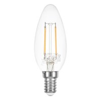 LED Filament Kerze 2W = 25W 250lm E14 klar warmwei&szlig;...