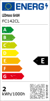 LED Filament Kerze 2W = 25W 250lm E14 klar warmwei&szlig;...